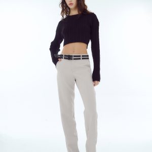 Pantalón sastrero con doble cinto AW25-PA22