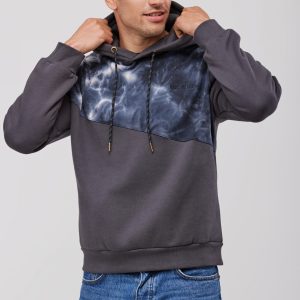 Sudadera TYER Tie Dye combinada con capucha