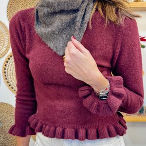 Bandana pico marrón