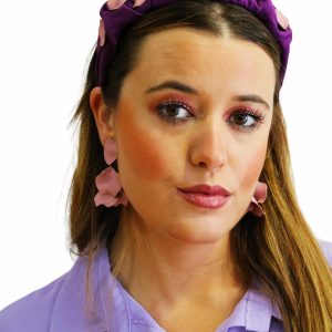 Diadema Frunce Pétalos