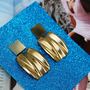 Pendientes Cuadrado Dorado