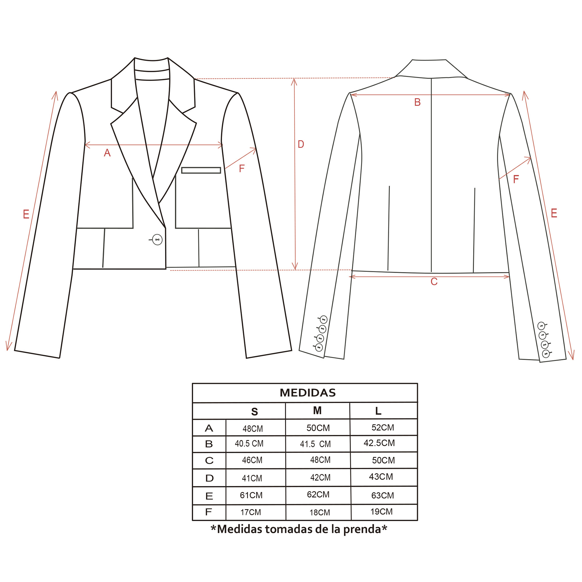 BLAZER CORTO ALBA / BLA8 - Imagen 8