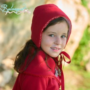 Roma capota abrigo rojo