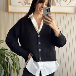 CARDIGAN KETE NEGRO
