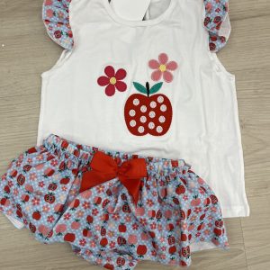 Conjunto niña manzana