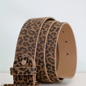 Cinturón Marrón Print