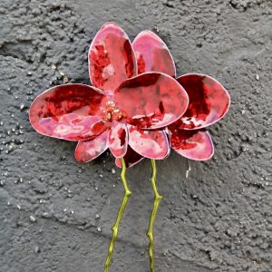 Maxi Pendientes Amapolas