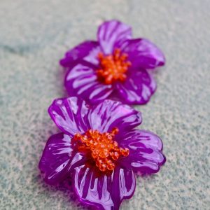 Pendientes Flor Jade