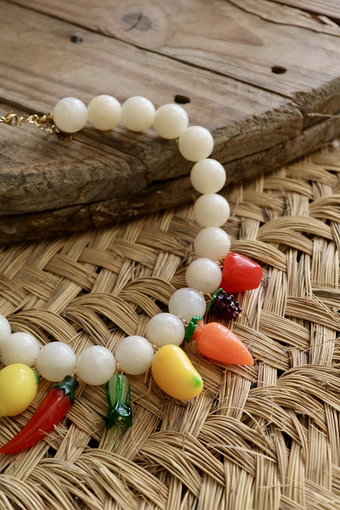 Collar Bolas Frutas - Imagen 2