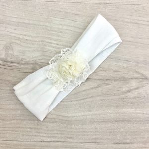 Turbante flor bebé