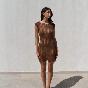 VESTIDO CROCHET RECTO / E15