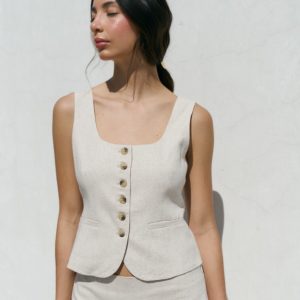 CHALECO DE LINO / LINEN SET-3