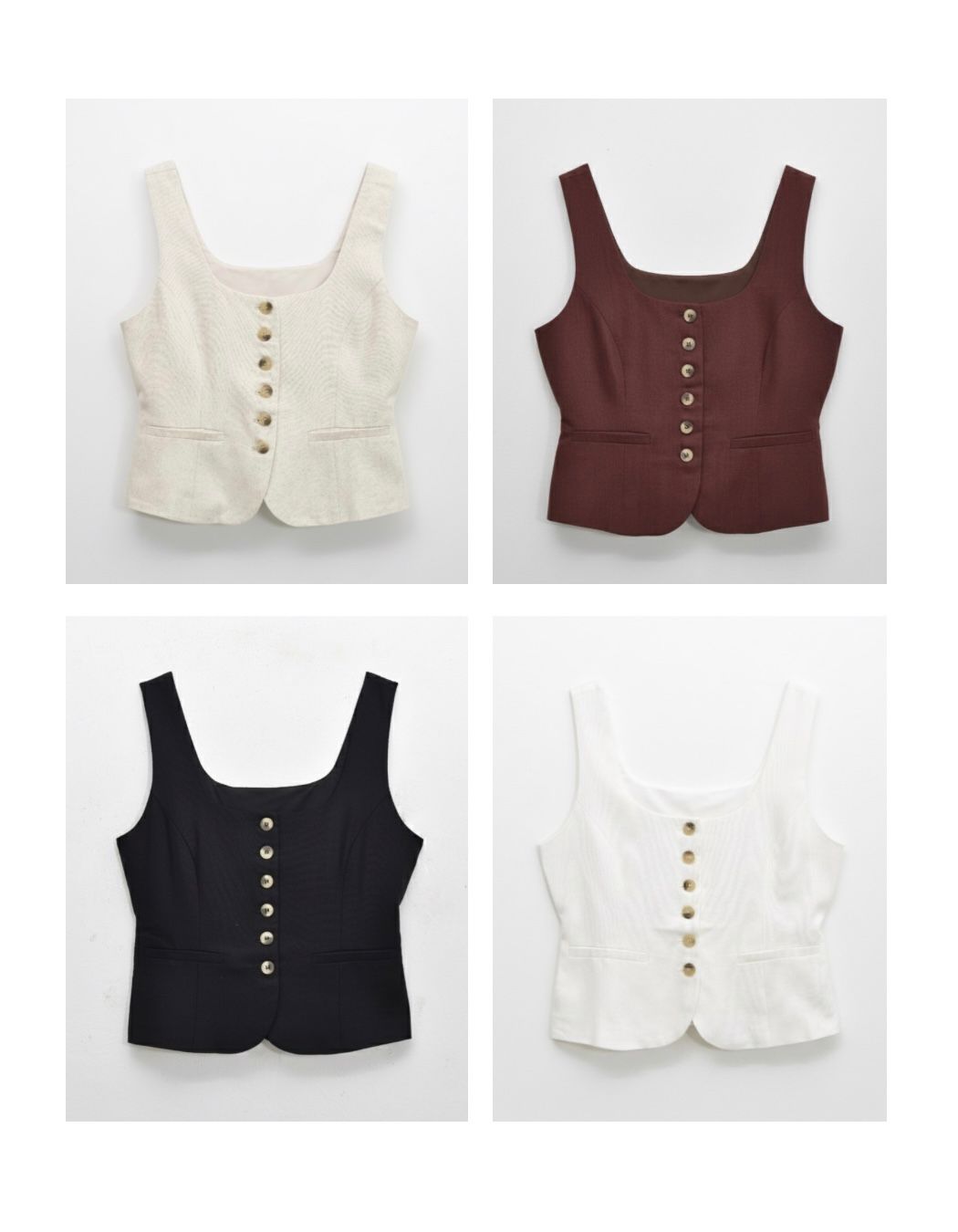 CHALECO DE LINO / LINEN SET-3 - Imagen 4