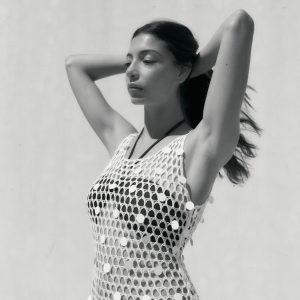 VESTIDO CROCHET LENTEJUELAS / KN-5