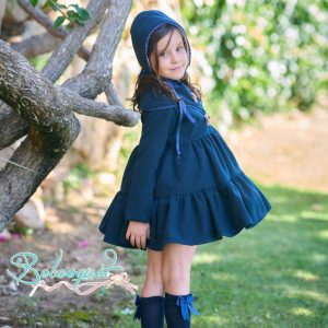 Roma abrigo niña azul marino