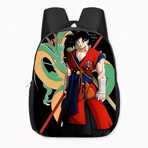 Dragon Ball Z Son Goku mochila negra