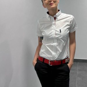 CAMISA BLANCA DE MUJER MANGA CORTA HARD TO HANDLE