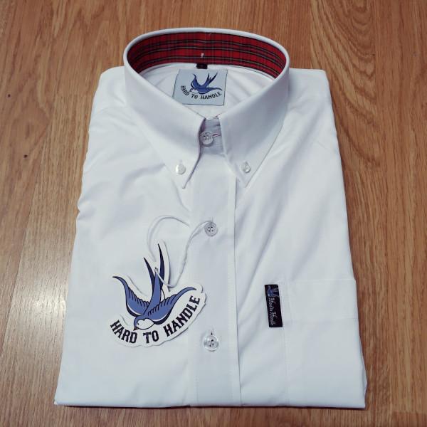CAMISA BLANCA DE MANGA CORTA HARD TO HANDLE - Imagen 2
