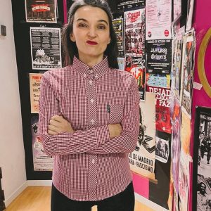 CAMISA CUADROS ROJOS VICHY MUJER MANGA LARGA HARD TO HANDLE