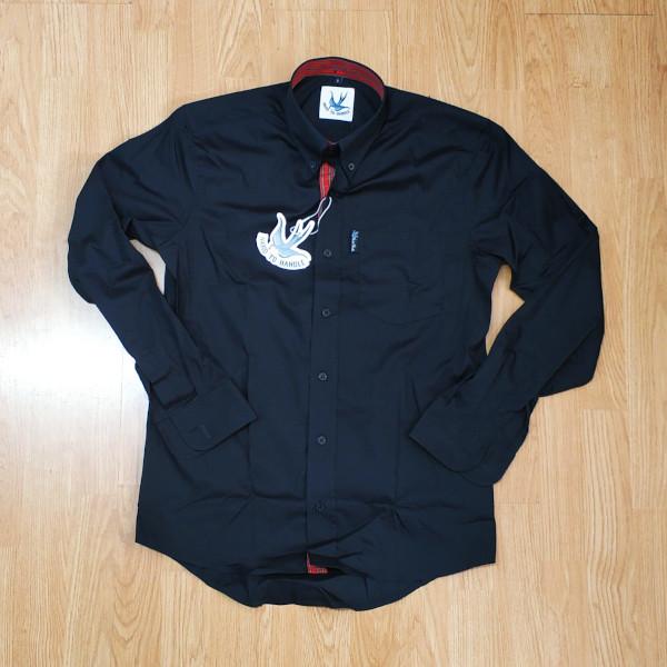 CAMISA NEGRA DE MANGA LARGA HARD TO HANDLE - Imagen 5