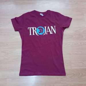 CAMISETA CHICA TROJAN GRANATE