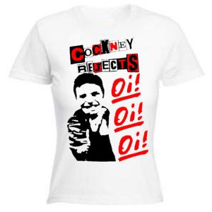 CAMISETA CHICA COCKNEY REJECTS OI! OI! OI!