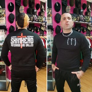 SUDADERA SKINHEAD “PATEANDO LAS CALLES”