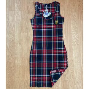 VESTIDO TIRANTES ESCOCÉS NEGRO ESCUDO HARD TO HANDLE