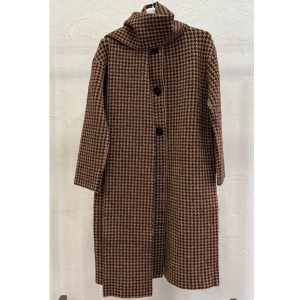 Abrigo Con Bufanda Camel