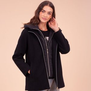 Abrigo Paño Combinado